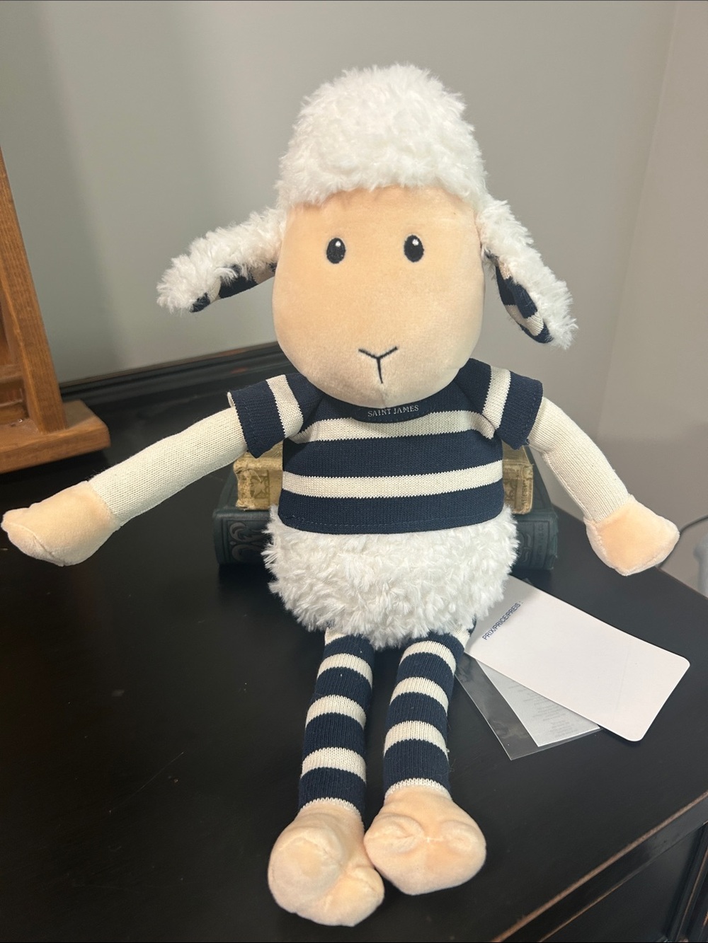 Saint James inspired by the sea. Nautical Inspired Lamb  New w/ Tags. France 🇫🇷